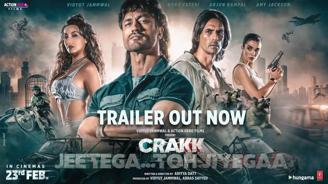 Crakk Trailer: क्रैक का ट्रेलर देख फैंस हुए Vidyut Jamwal से इम्प्रेस।